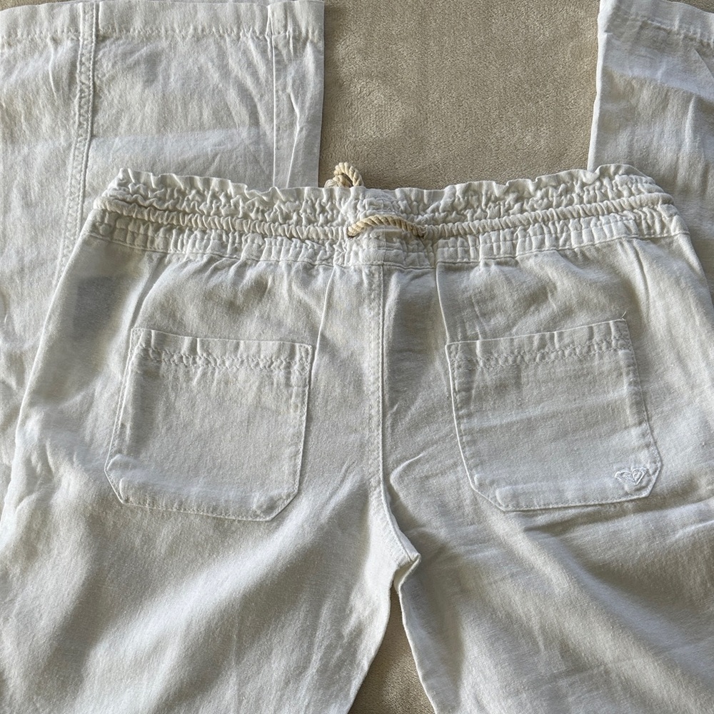 Roxy White Drawstring Pants - image 4